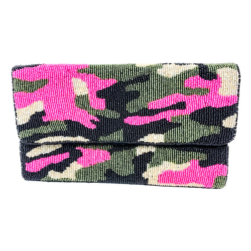 Glam Cam-O Hot Pink Clutch