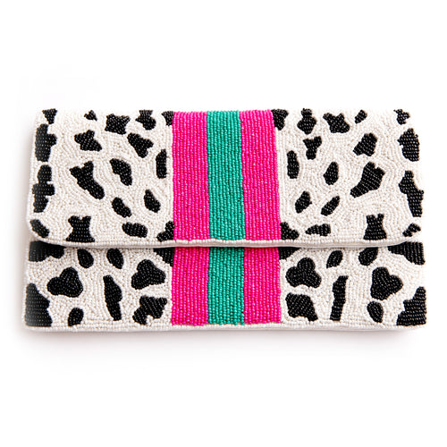 Dalmatian Spotted Clutch Handbag