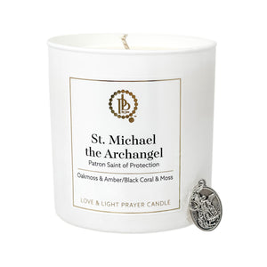 Love & Light Prayer Candle- St. Michael