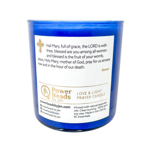 Love & Light Prayer Candle- Blessed Mother