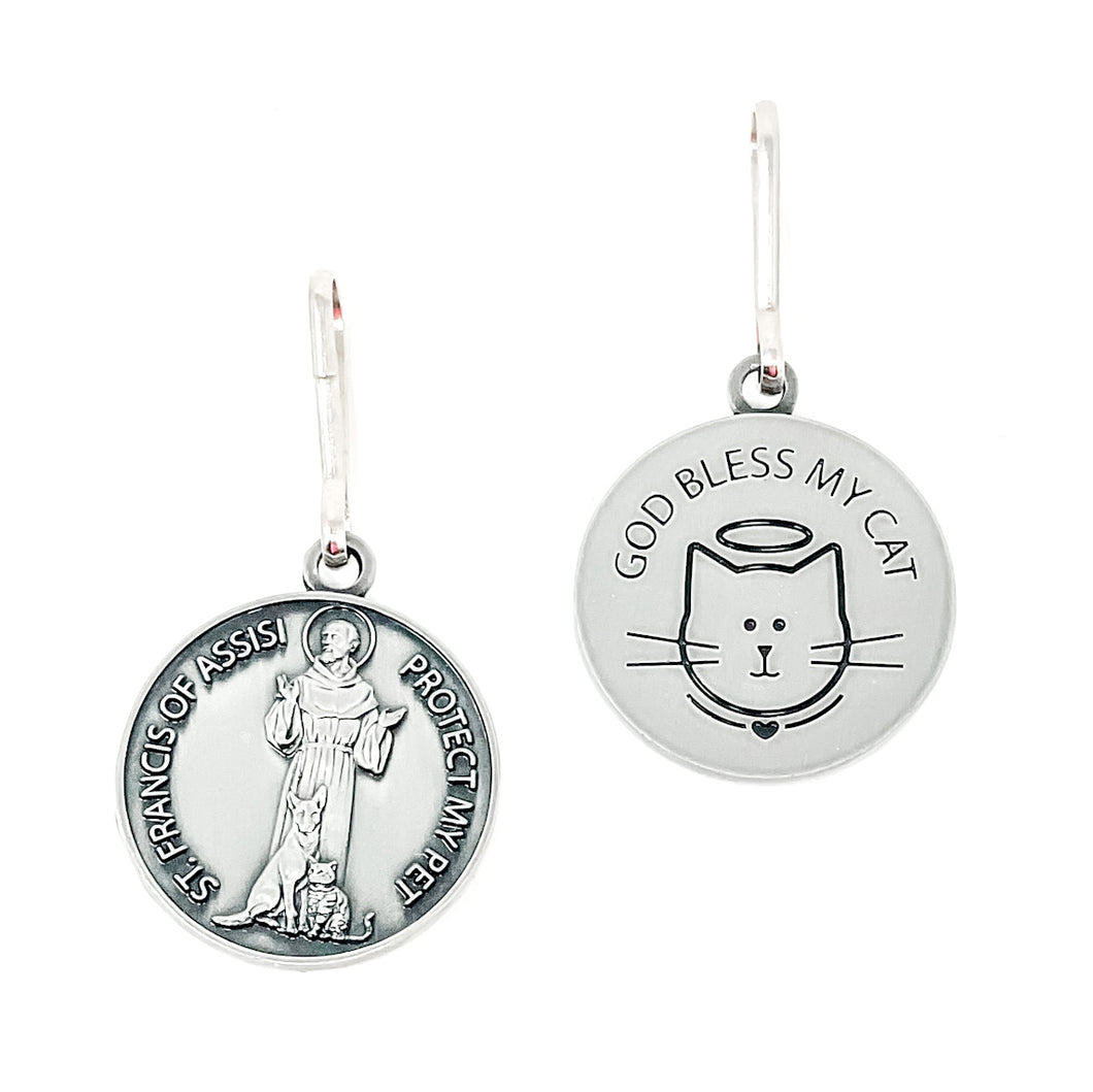 St. Francis of Assisi Cat Protection Tag