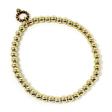 4mm Water Resistant Gold Hematite Stackable