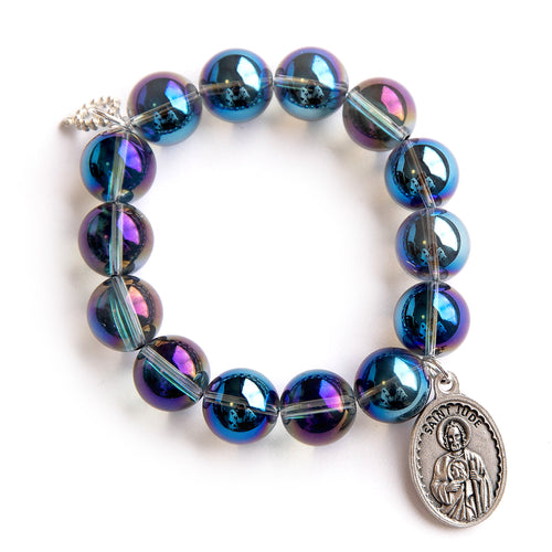 Mermaid Quartz with St. Jude
